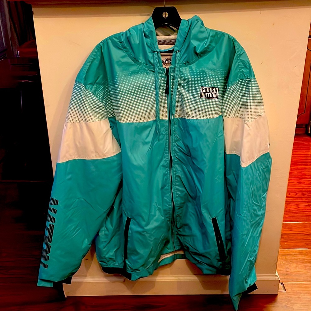 Parish Nation 3X Zip Up Windbreaker Jacket